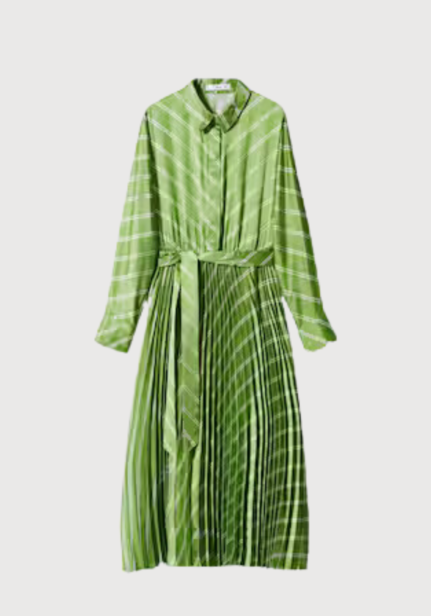 Robe chemisier satinée