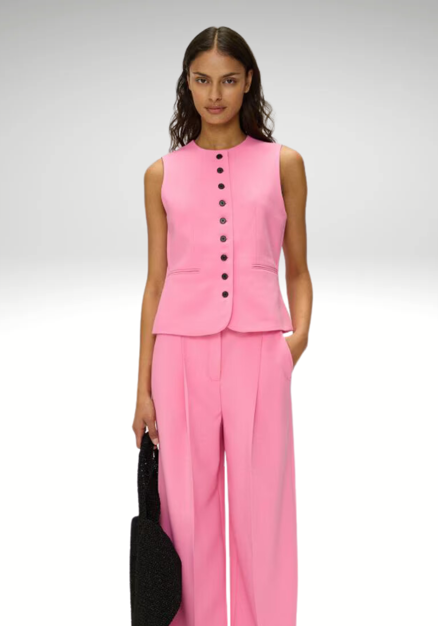 Pantalon à plis marqués