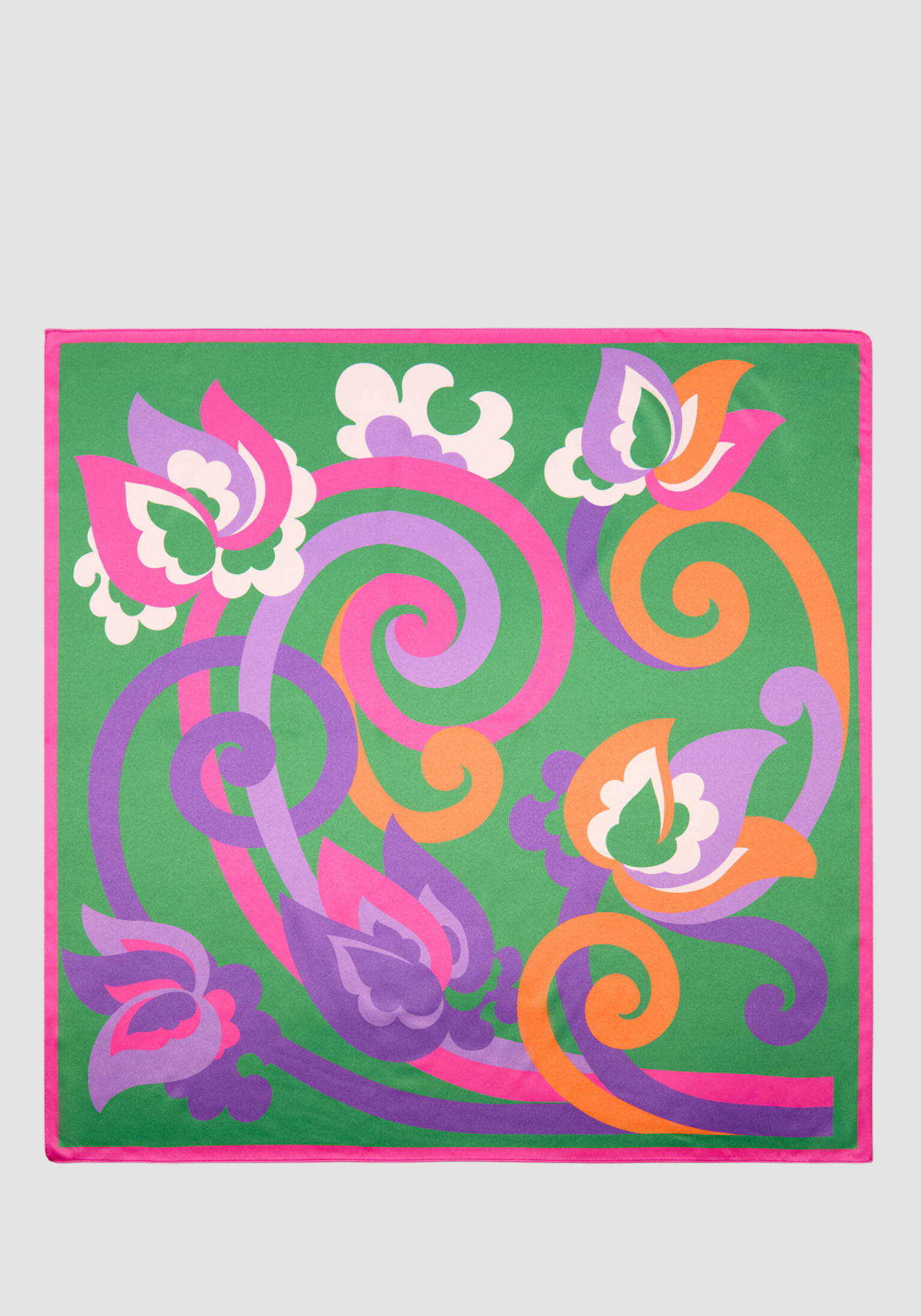Foulard imprimé à fleurs