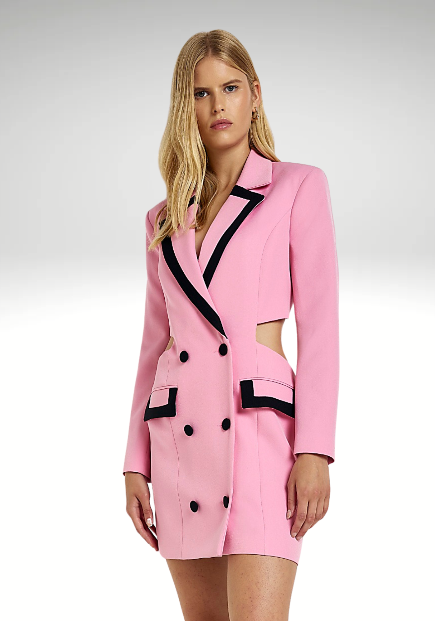 Robe Blazer à découpes