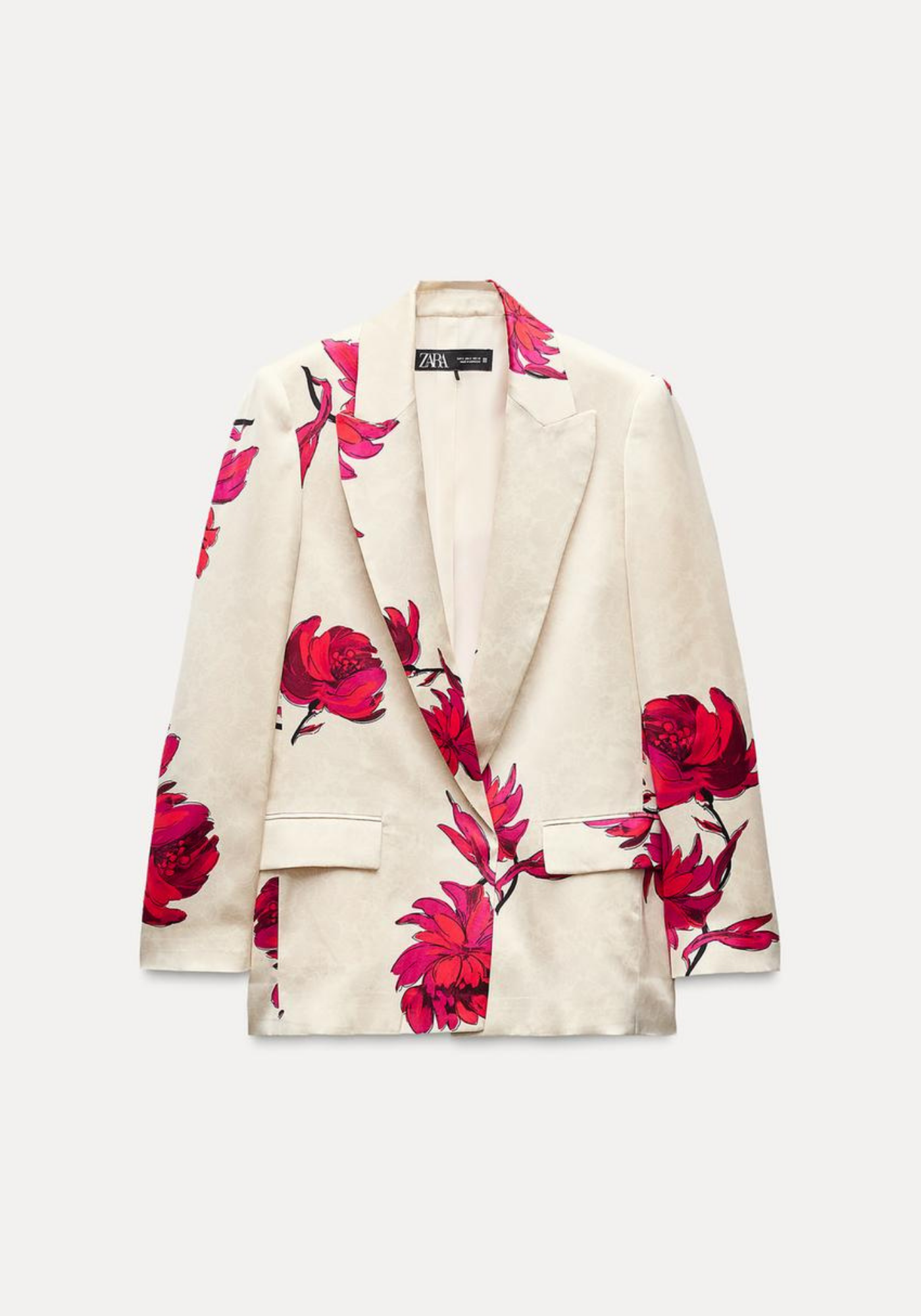 Ensemble Veste satinée floral