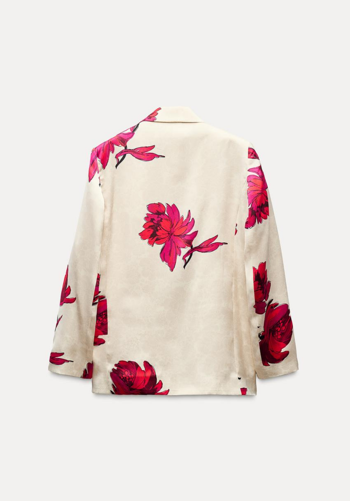 Ensemble Veste satinée floral
