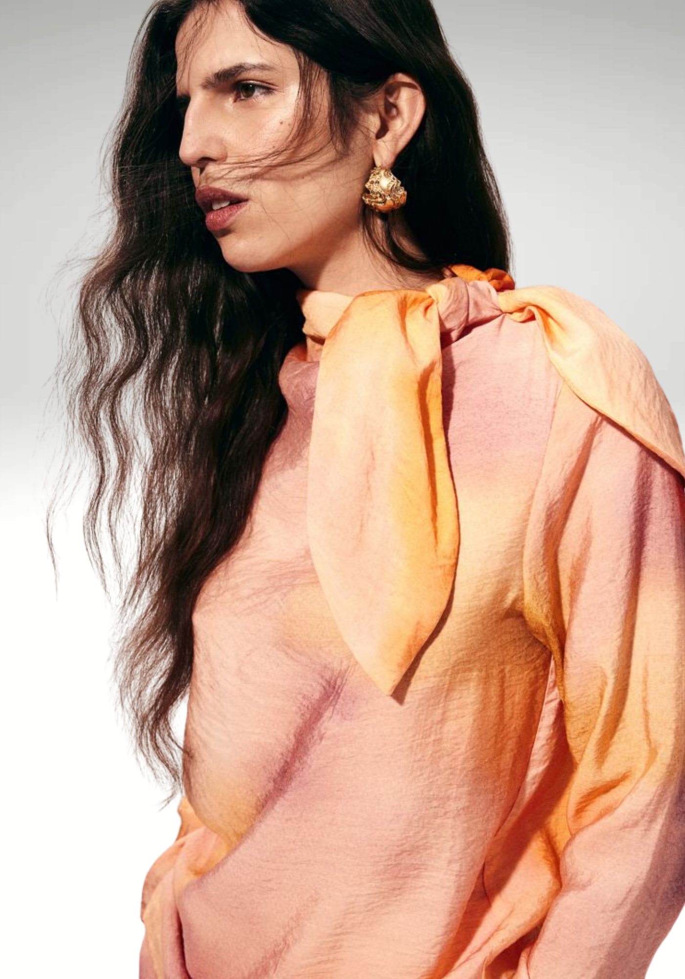 Blouse avec col