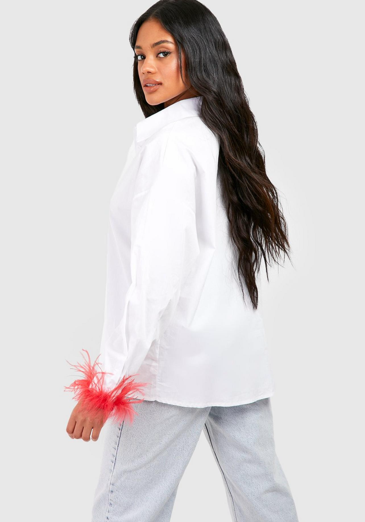 Chemise à plumes