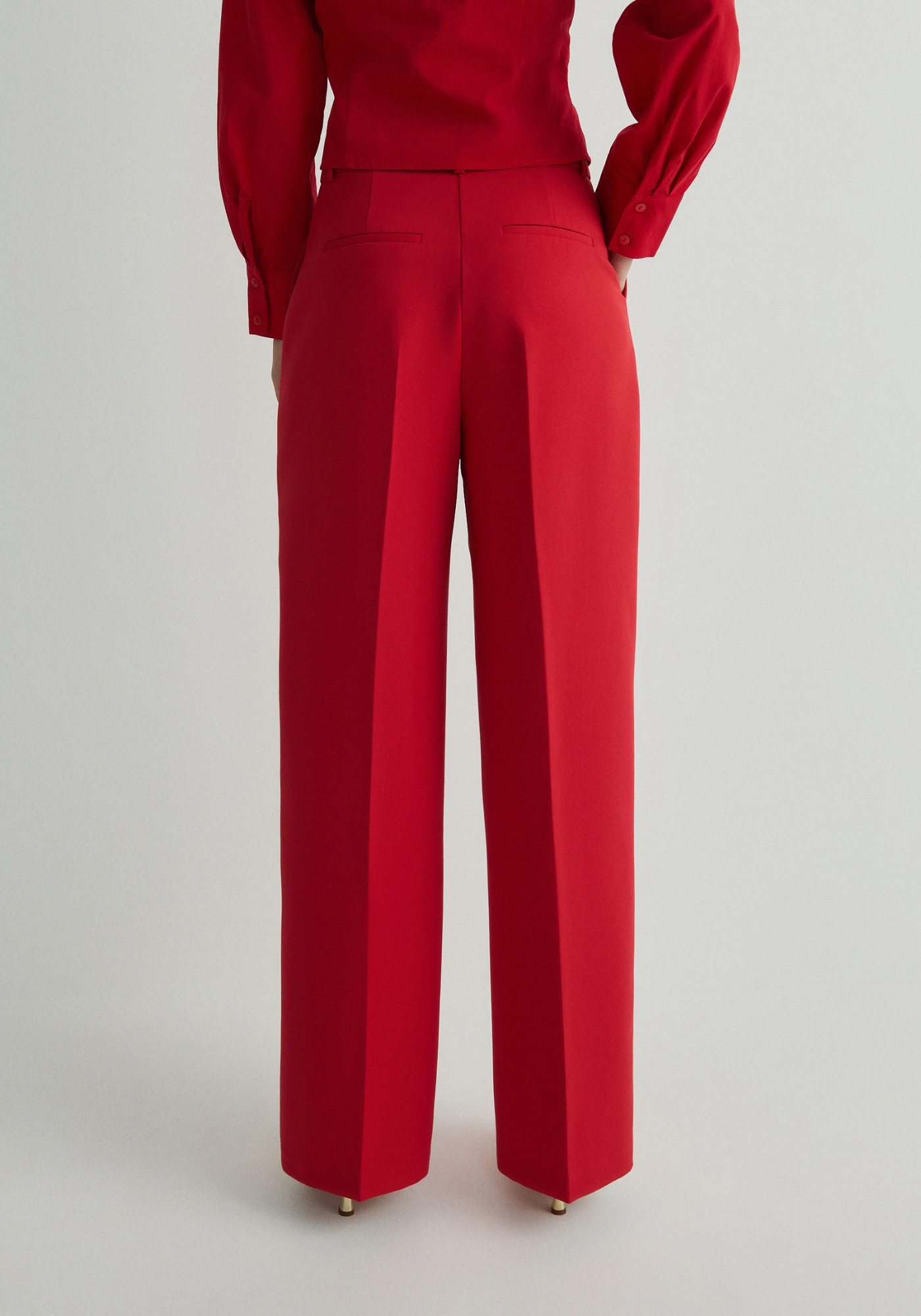 Pantalon à plis