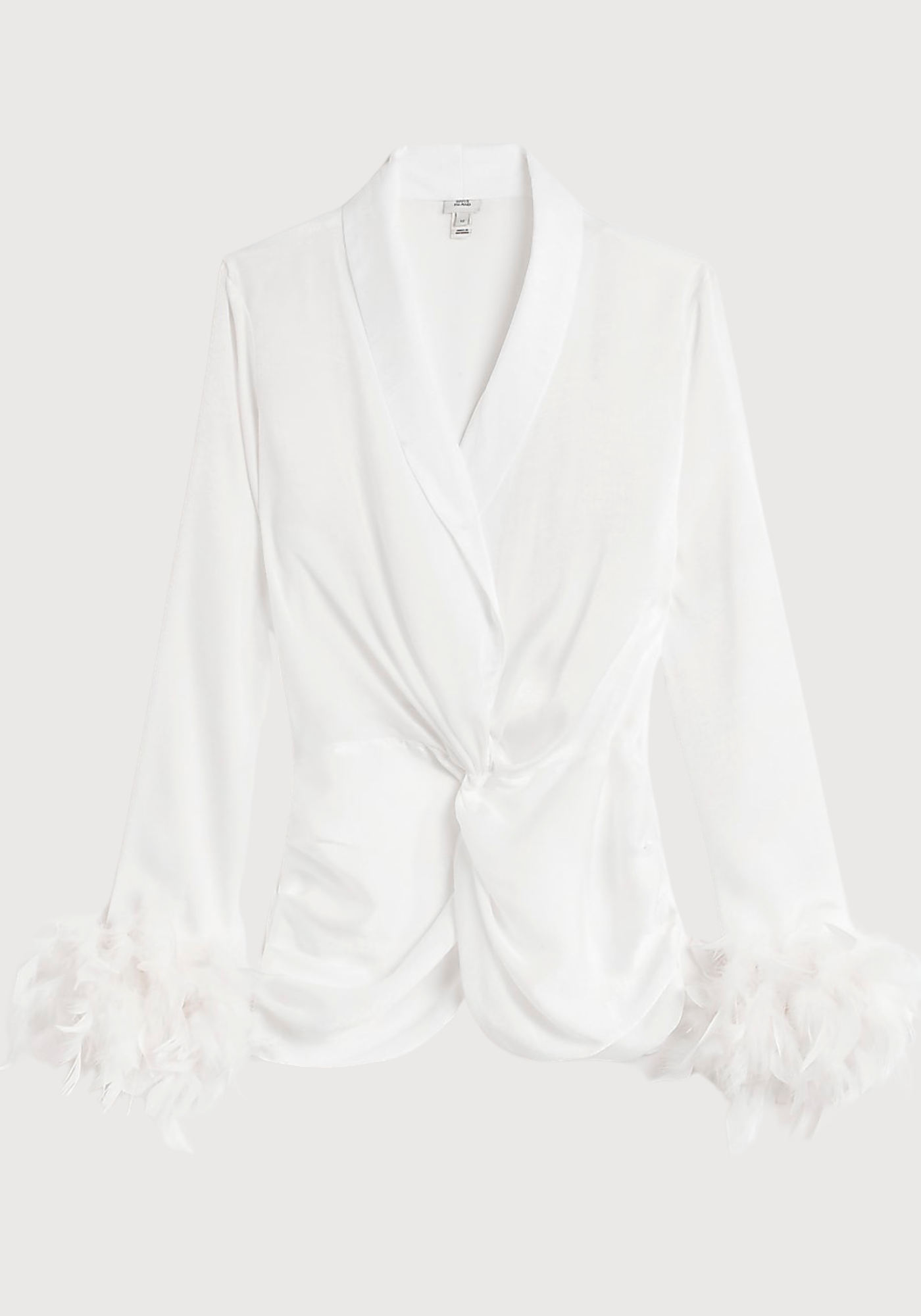 Blouse satinée