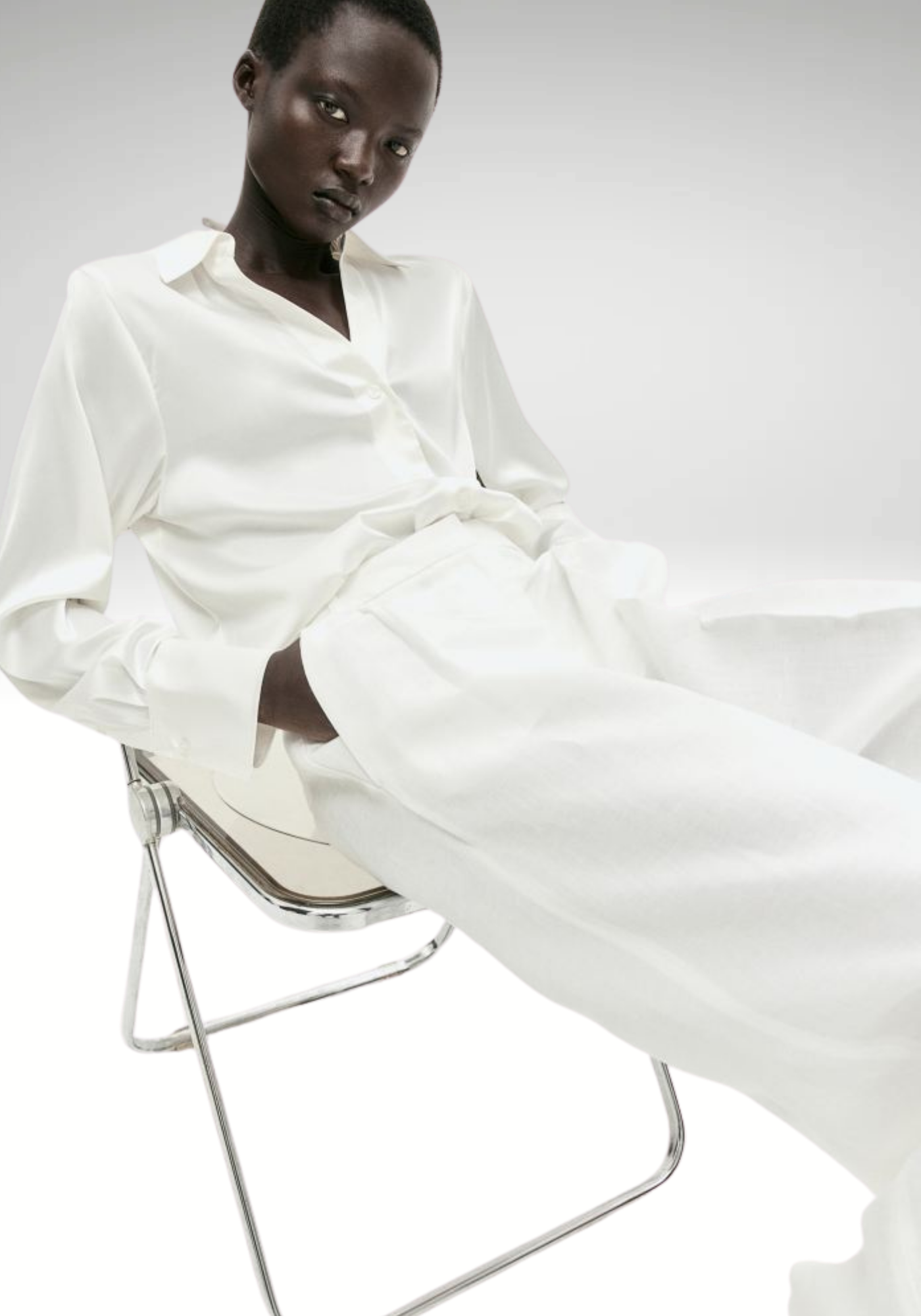 Blouse à encolure en V
