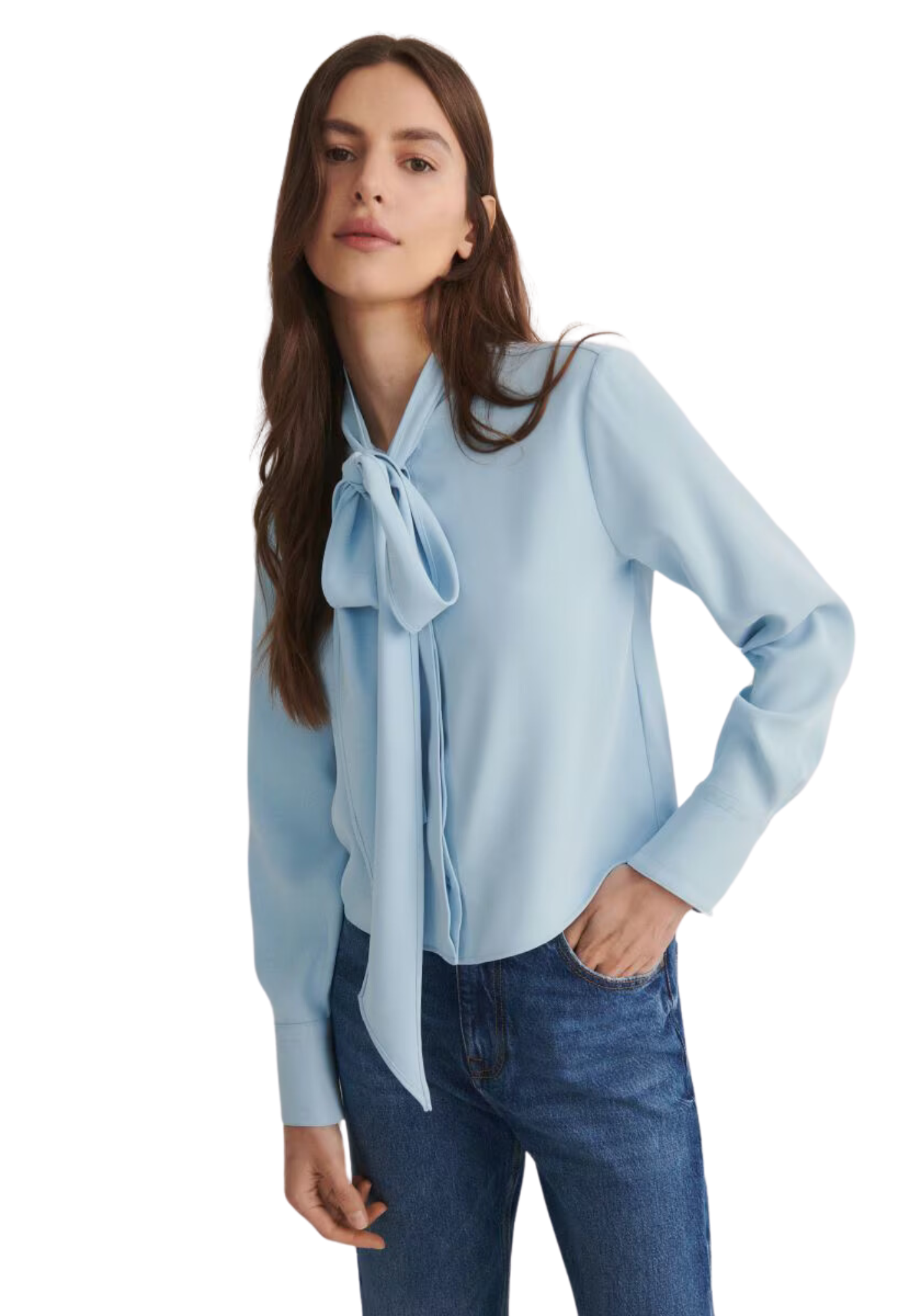 Chemise à carreaux et lien