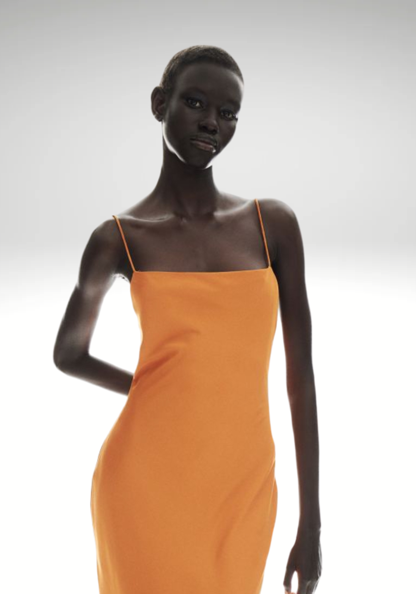 Robe en satin