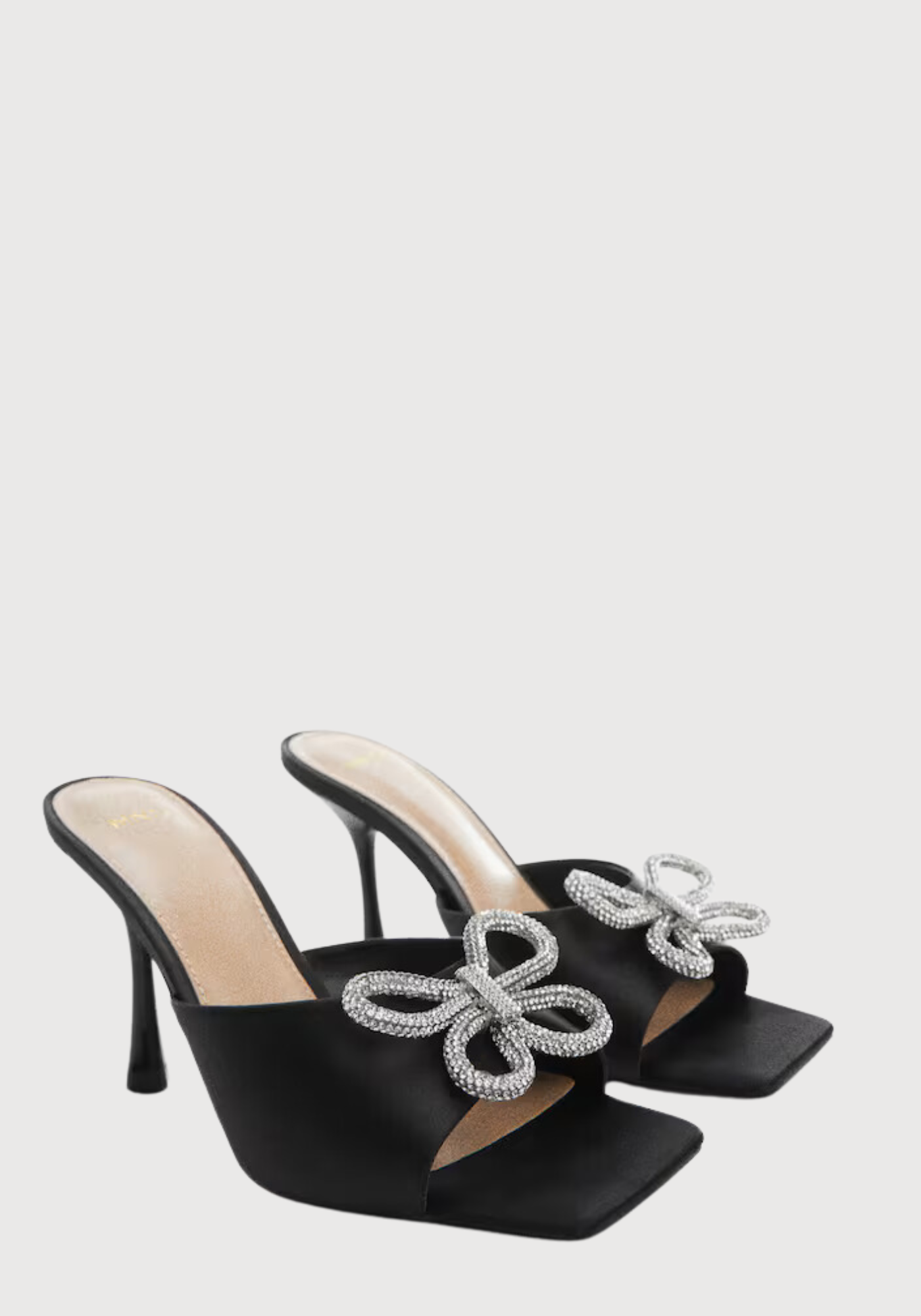 Sandales talon strass