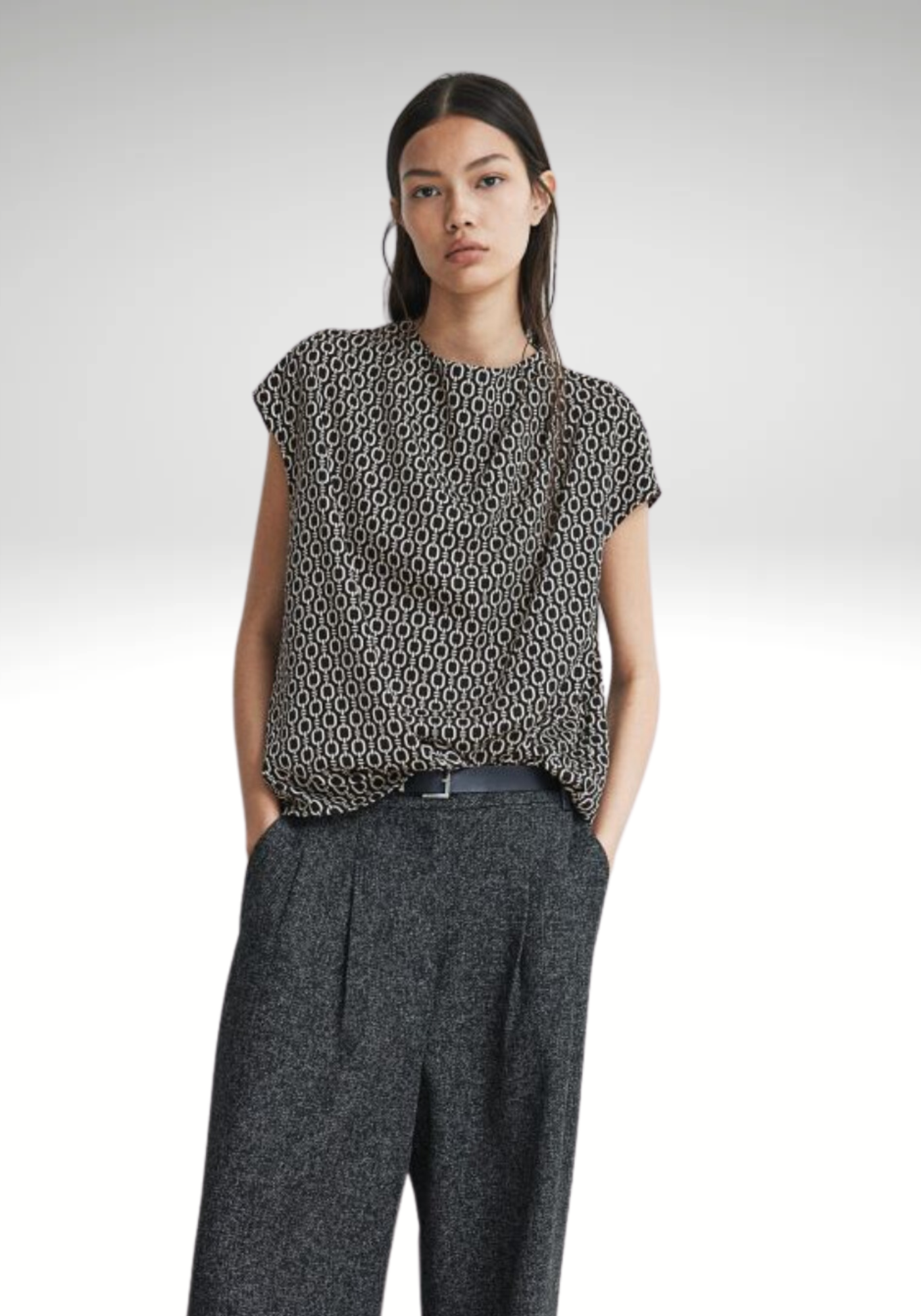 Ensemble Draped blouse