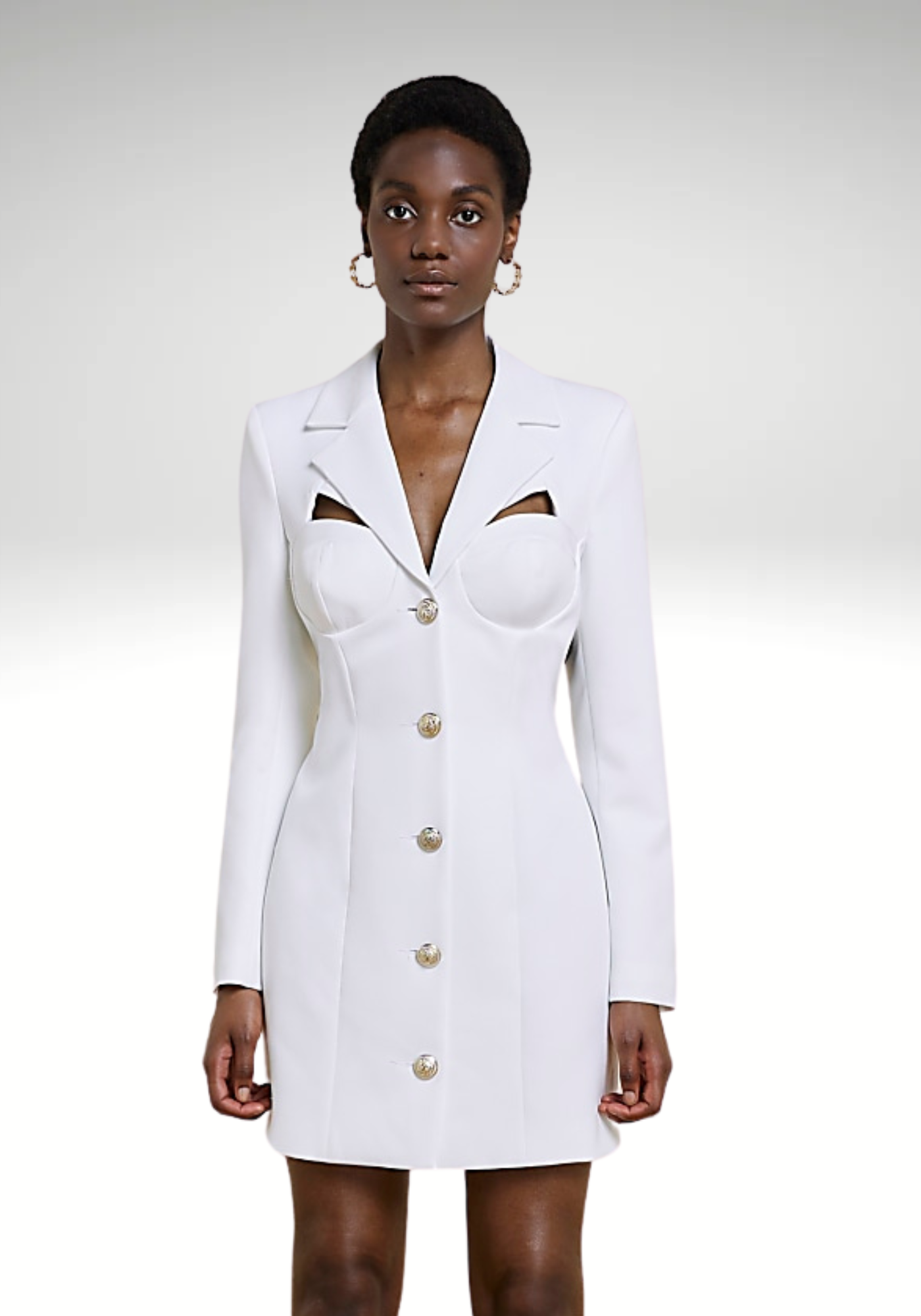 Robe Blazer à découpes