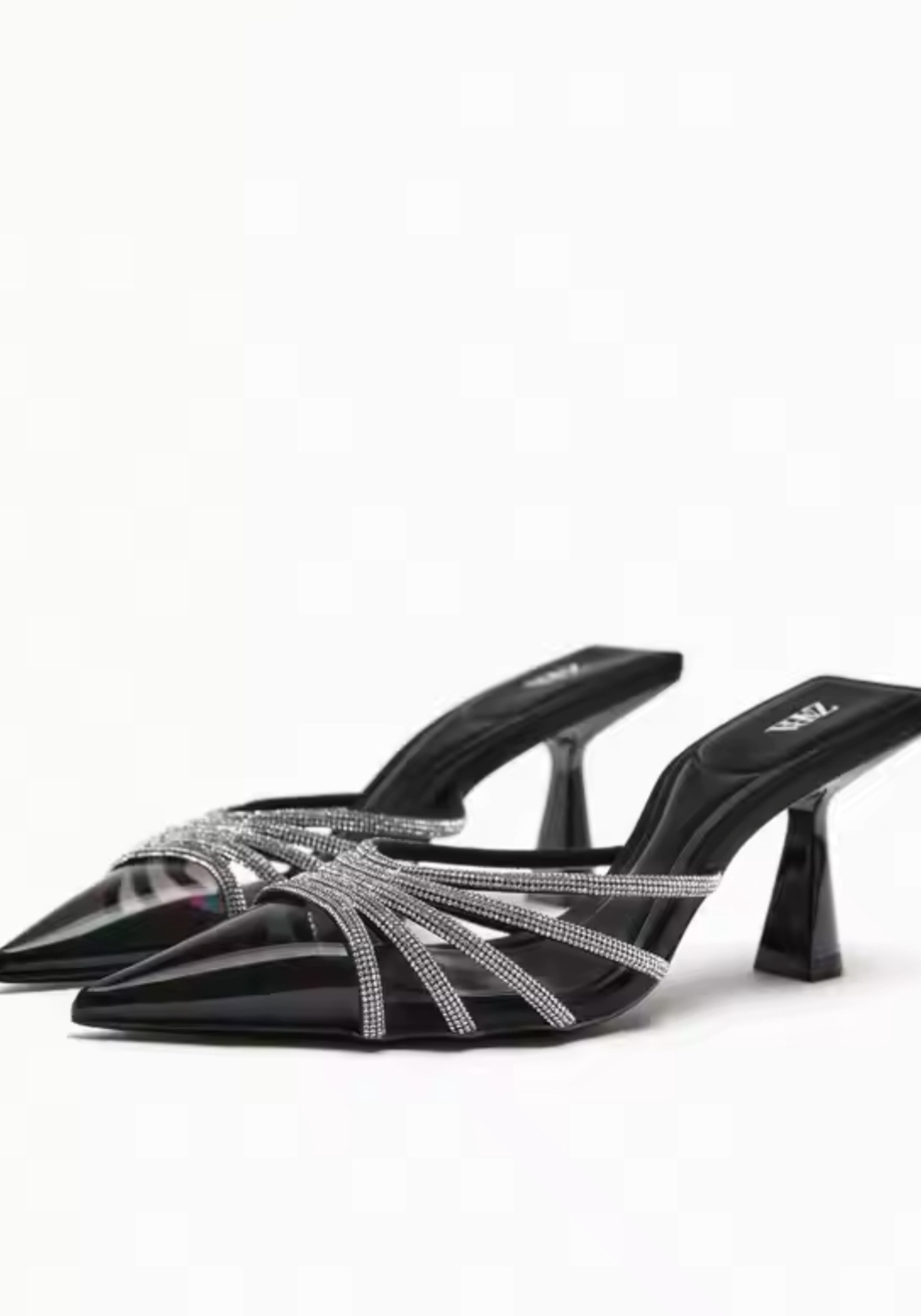 Mules en strass